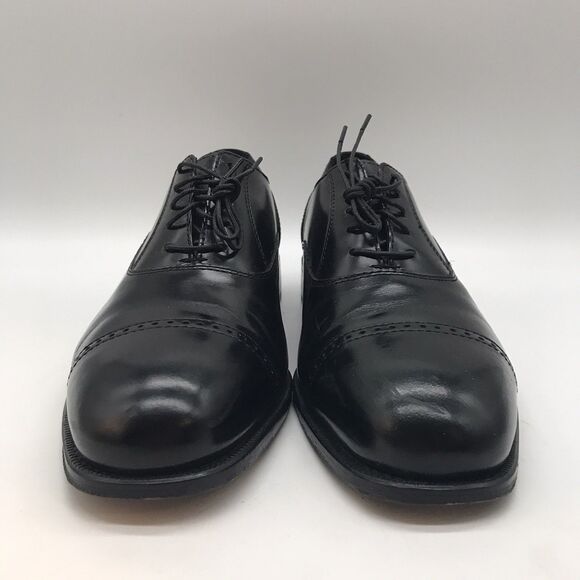 Florsheim Lexington 17067-01 Black Leather Oxford Men\'s 9.5D Cap Toe 5-Eye Shoes main image 9